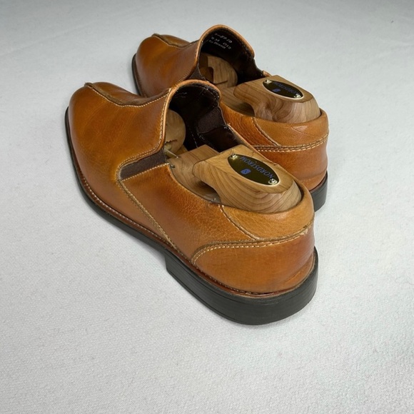 💚 JOHNSTON & MURPHY MENS SPLIT TOE CASUAL SLIP ON DRESS SHOE. GOOD COND - Picture 5 of 14